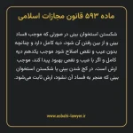 ماده ۵۹۳ قانون مجازات اسلامی مصوب ۱۳۹۲