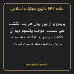 ماده ۶۴۲ قانون مجازات اسلامی مصوب ۱۳۹۲