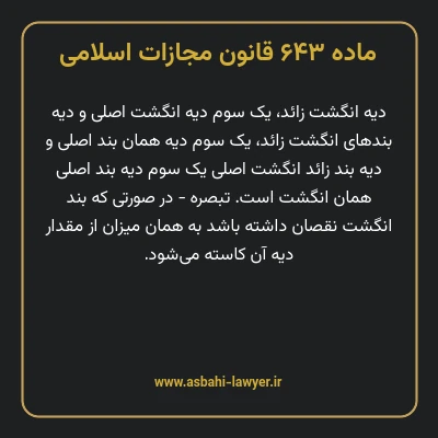 ماده ۶۴۳ قانون مجازات اسلامی مصوب ۱۳۹۲