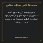 ماده ۶۵۰ قانون مجازات اسلامی مصوب ۱۳۹۲