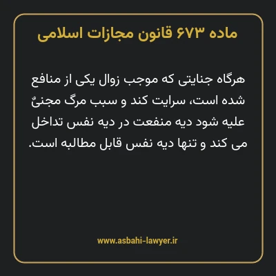 ماده ۶۷۳ قانون مجازات اسلامی مصوب ۱۳۹۲