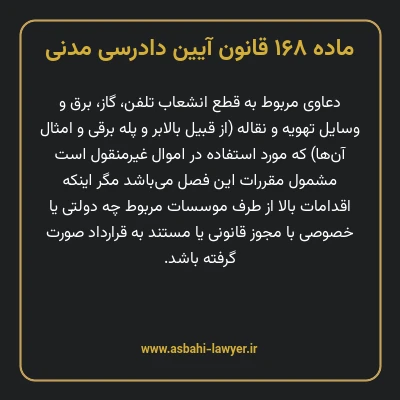 ماده ۱۶۸ قانون آیین دادرسی دادگاه های عمومی و انقلاب در امور مدنی