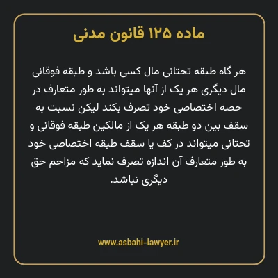 ماده ۱۲۵ قانون مدنی