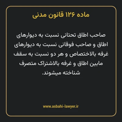 ماده ۱۲۶ قانون مدنی