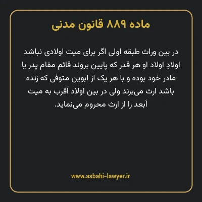 ماده ۸۸۹ قانون مدنی