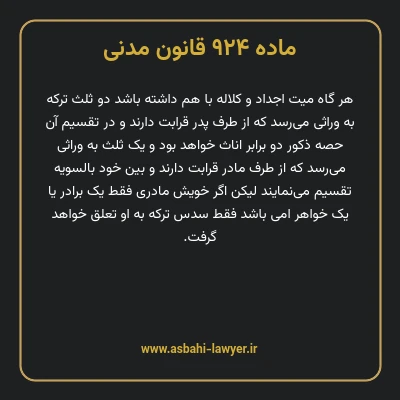 ماده ۹۲۴ قانون مدنی