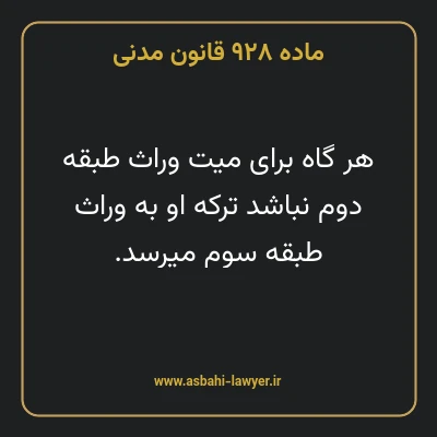 ماده ۹۲۸ قانون مدنی