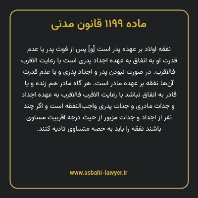 ماده ۱۱۹۹ قانون مدنی