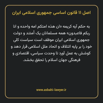 اصل ۱۱ قانون اساسی جمهوری اسلامی ایران