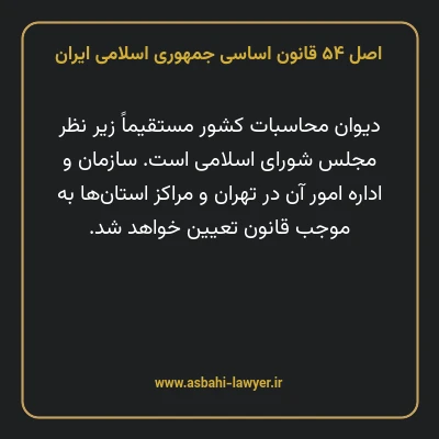 اصل ۵۴ قانون اساسی جمهوری اسلامی ایران