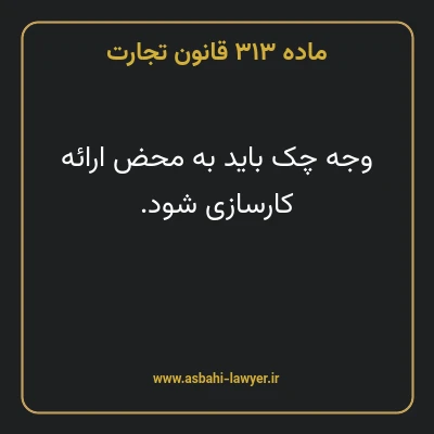 ماده ۳۱۳ قانون تجارت