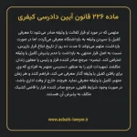 ماده ۲۲۶ قانون آیین دادرسی کیفری مصوب ١٣٩٢