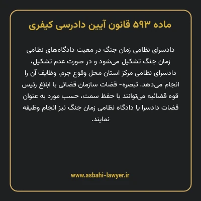 ماده ۵۹۳ قانون آیین دادرسی کیفری