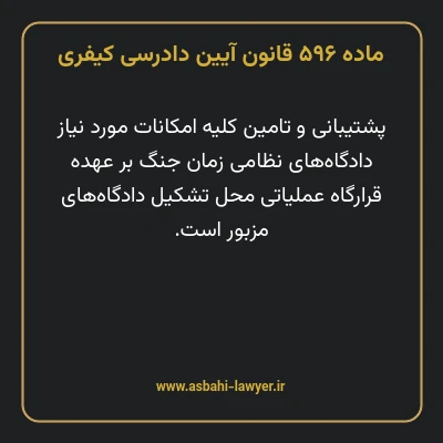 ماده ۵۹۶ قانون آیین دادرسی کیفری